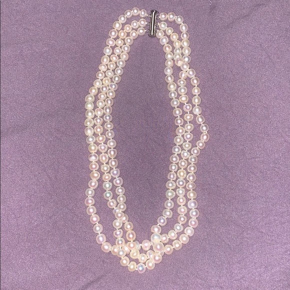 Jewelry - Three Strand Pearl Necklace